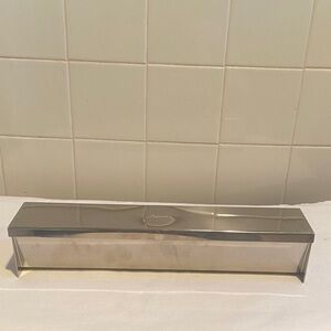 🩷Ateco Stainless Steel Terrine Mold With Cover,Flat Bottom 11.75 By 2.25 Inch